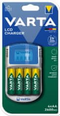 Varta LCD Charger + 4 AA 2600 mAh R2U & 12V & USB 57070201451