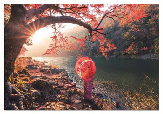 Educa Puzzle Východ slunce u řeky Katsury, Japonsko 1000 dílků
