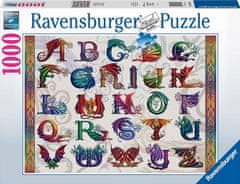 Ravensburger Puzzle Dračí abeceda 1000 dílků