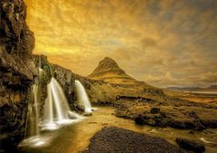 Educa Puzzle Vodopád Kirkjufell, Island 1000 dílků