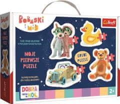 Trefl Baby puzzle Dobrou noc, Treflíci 4v1 (3,4,5,6 dílků)