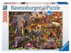 Ravensburger Puzzle Africká zvířata 3000 dílků