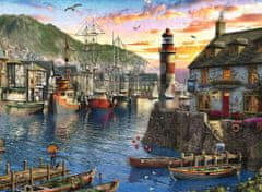 Ravensburger Puzzle Východ slunce v přístavu 500 dílků