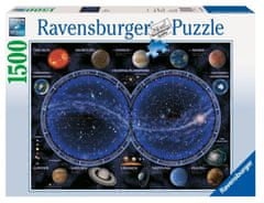 Ravensburger Puzzle Hvězdná mapa oblohy 1500 dílků