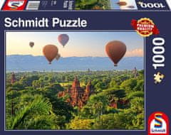 Schmidt Puzzle Horkovzdušné balóny nad Mandalay 1000 dílků