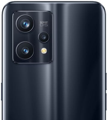 Realme 9 Pro+, veľký SuperAMOLED sAMOLED displej, Full HD+ dlhá výdrž veľkokapacitnej batérie, ultra rýchle nabíjanie, výkonný procesor, tri fotoaparáty, ultraširokouhlý, makro, NFC 90 Hz obnovacia frekvencia Super Dart 60 W rýchlonabíjanie MediaTek Dimensity 920 5G Android 12 Realme UI 3.0 Bluetooth 5.1 čítačka odtlačkov prstov v displeji odomykanie tvárou FaceKey 5G pripojenie 5G internet najrýchlejšie pripojenie bezrámčekový displej hĺbkový objektív 50 Mpx snímač SONY hlavný snímač HDR time-lapse mode dual view video