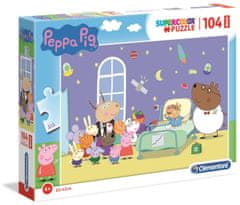 Clementoni Puzzle Prasátko Peppa MAXI 104 dílků