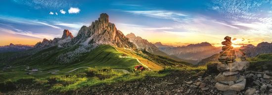 Trefl Panoramatické puzzle Passo di Giau, Dolomity 1000 dílků