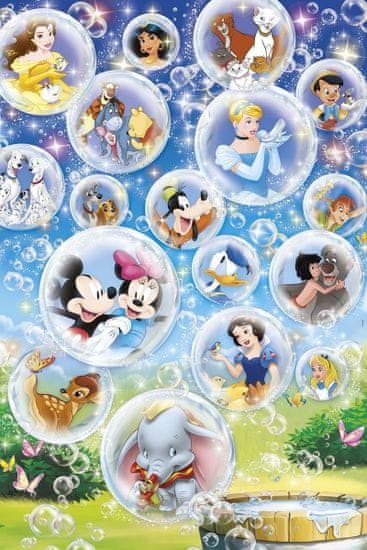 Clementoni Puzzle Disney pohádky MAXI 60 dílků