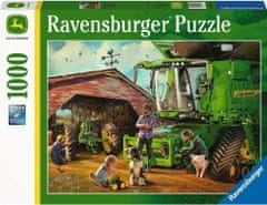 Ravensburger Puzzle John Deer: Tehdy a nyní 1000 dílků