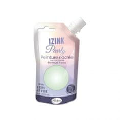 Aladine Perleťová barva Aladine Izink Pearly 80 ml - peppermint cream pastelová zelená