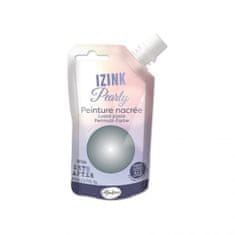 Aladine Perleťová barva Aladine Izink Pearly 80 ml - pewter stříbrná