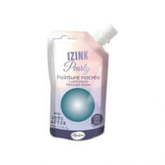 Aladine Perleťová barva Aladine Izink Pearly 80 ml - ocean modrozelená