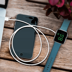 CO2 INDUKČNÍ NABÍJEČKOVÝ KABEL PRO APPLE WATCH 4 5 6 1METR CO2-0084