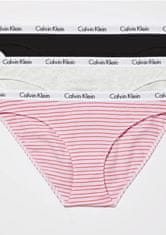 Calvin Klein Dámské kalhotky QD3588 3PACK W5A, Mix, L