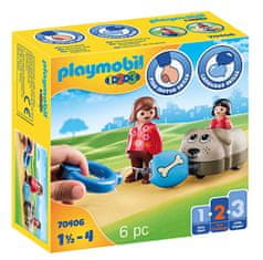 Playmobil  1.2.3 70406 Můj tahací pejsek