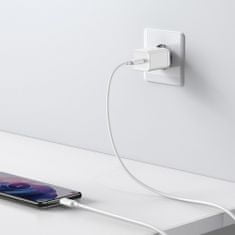 BASEUS Super Si síťová nabíječka USB-C 25W PD QC, bíla