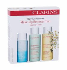 Clarins 50ml make-up remover trio, čisticí voda