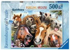 Ravensburger Puzzle Koňská selfie 500 dílků