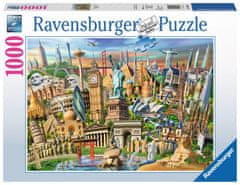 Ravensburger Puzzle Světové pamětihodnosti 1000 dílků