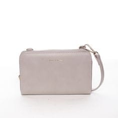 David Jones Luxusní crossbody a peněženka Amara, šedá