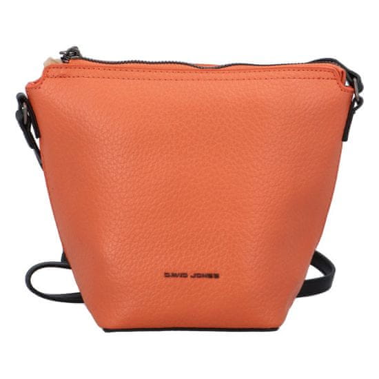 David Jones Dámská koženková crossbody Lenica, oranžová