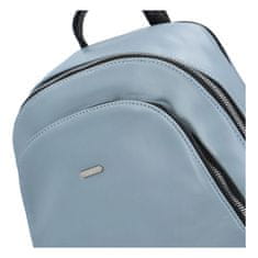 David Jones Módní dámský městský koženkový batoh Kim, modrá