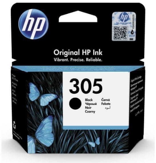 HP 305 černá - originální náplň (3YM61AE)