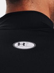 Under Armour Tričko CG Armour Fitted Mock-BLK S