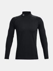 Under Armour Tričko CG Armour Fitted Mock-BLK S