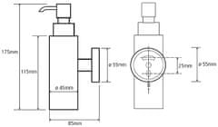 BEMETA BEMETA OMEGA: Dávkovač tekutého mýdla 150ml 104109012 - Bemeta