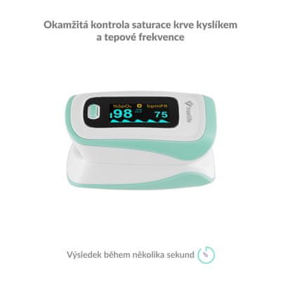 Pulzní Oxymetr Truelife X5 BT okamžitá kontrola