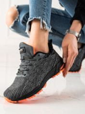 Amiatex Trendy tenisky černé dámské bez podpatku + Ponožky Gatta Calzino Strech, černé, 39