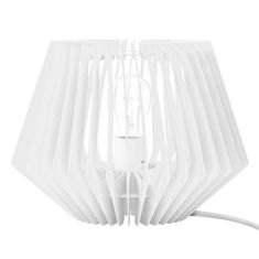 Atmosphera Stolní lampa s dekorativní žárovkou, 21 cm, bílá