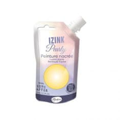 Aladine Perleťová barva Aladine Izink Pearly 80 ml - butter haze pastelová žlutá