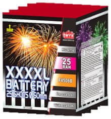 TARRA pyrotechnik Ohňostroj XXXXL BATTERY - 25 ran