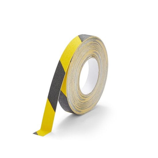 PROTISKLUZU Protiskluzová páska 25 mm x 18,3 m - barevná - Žlutočerná