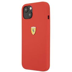 Ferrari FESSIHCP13SRE hard silikonové pouzdro iPhone 13 Mini 5.4" red Silicone