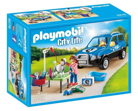 Playmobil 9278 Pojízdný salon pro psy