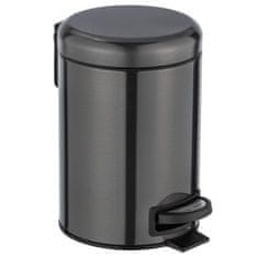 Wenko Odpadkový koš do koupelny, LEMAN, černý
