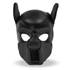 INTOYOU BDSM LINE INTOYOU Neoprene Dog Mask (Black), fetish maska pes