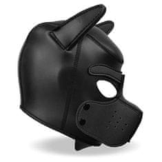 INTOYOU BDSM LINE INTOYOU Neoprene Dog Mask (Black), fetish maska pes