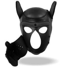 INTOYOU BDSM LINE INTOYOU Neoprene Dog Mask (Black), fetish maska pes