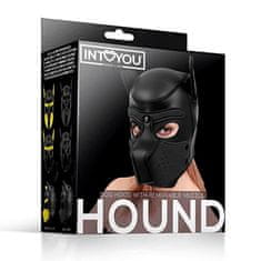 INTOYOU BDSM LINE INTOYOU Neoprene Dog Mask (Black), fetish maska pes