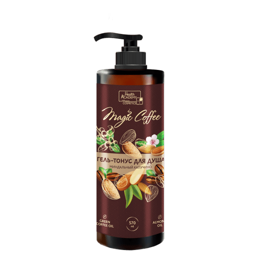 Vilsen MAGIC COFFEE Tonizující SPRCHOVÝ GEL mandlové CAPPUCCINO 570 ml