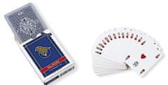 TWM hrací karty 8,8 x 6,3 cm pvc modré 55-dílné