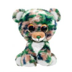 TWM plyšová hračka Lumo Bear Camo zelenohnědá 15 cm