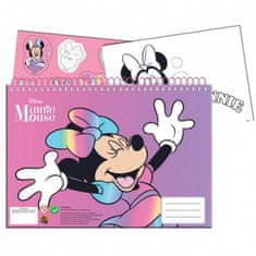 TWM skicák Minnie Mouse junior 23 x 33 cm, růžový papír