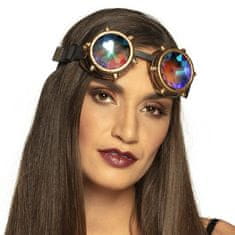 TWM steampunk brýle "Spacepunk" unisex černá / zlatá