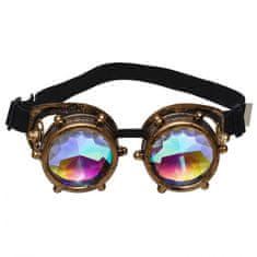 TWM steampunk brýle "Spacepunk" unisex černá / zlatá